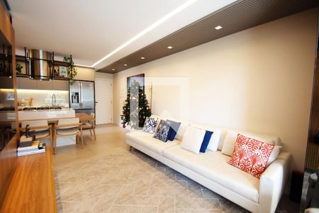 sala de estar de apartamento à venda com 2 quartos, 74m² em Sumaré, São Paulo