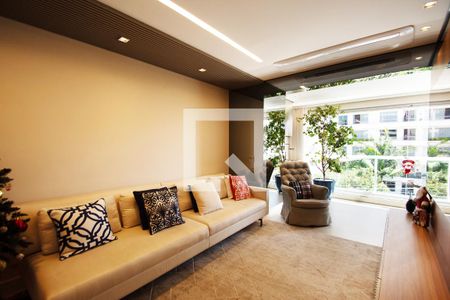 sala de estar de apartamento à venda com 2 quartos, 74m² em Sumaré, São Paulo