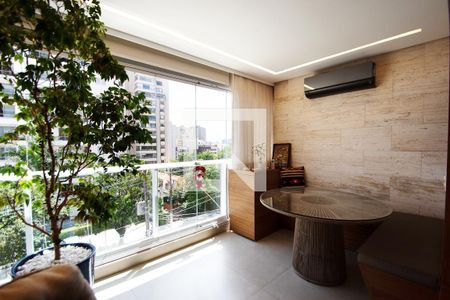 sala de jantar de apartamento à venda com 2 quartos, 74m² em Sumaré, São Paulo