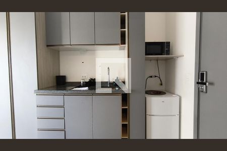 Cozinha de kitnet/studio à venda com 1 quarto, 37m² em Vila Mariana, São Paulo