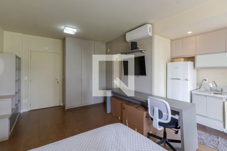 Sala e Quarto de apartamento para alugar com 1 quarto, 35m² em Vila Olímpia, São Paulo
