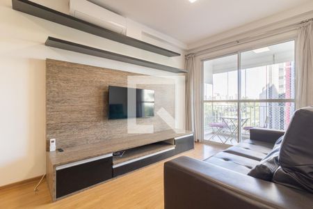 Sala de apartamento para alugar com 2 quartos, 54m² em Indianópolis, São Paulo