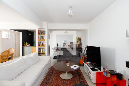 Sala de Estar de apartamento para alugar com 1 quarto, 78m² em Vila Madalena, São Paulo