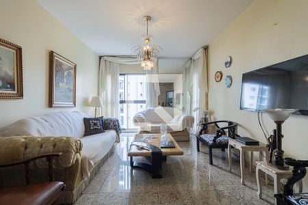 Sala de apartamento à venda com 3 quartos, 128m² em Indianópolis, São Paulo