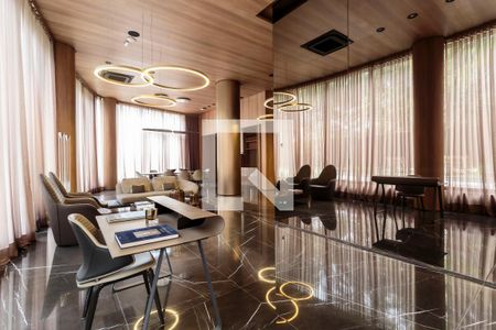 Área comum - Salão de festas de kitnet/studio para alugar com 1 quarto, 60m² em Itaim Bibi, São Paulo