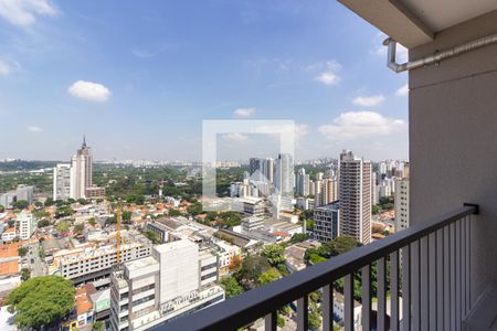 Vista/Varanda de kitnet/studio para alugar com 1 quarto, 27m² em Pinheiros, São Paulo