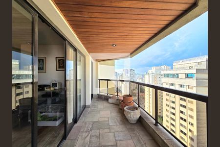 Varanda da Sala de apartamento à venda com 4 quartos, 140m² em Recanto Paraíso, São Paulo