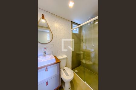 Banheiro de kitnet/studio para alugar com 1 quarto, 25m² em Vila Prudente, São Paulo