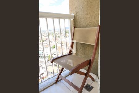 Varanda da Sala de apartamento para alugar com 2 quartos, 55m² em Del Castilho, Rio de Janeiro