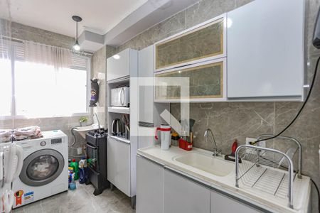 Cozinha e Área de Serviço de apartamento à venda com 2 quartos, 42m² em Vila Cristália, São Paulo