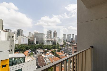 Varanda de kitnet/studio à venda com 1 quarto, 24m² em Vila Nova Conceição, São Paulo