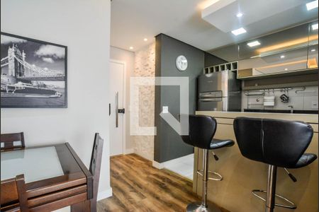 Sala de apartamento para alugar com 2 quartos, 62m² em Vila Apiai, Santo André