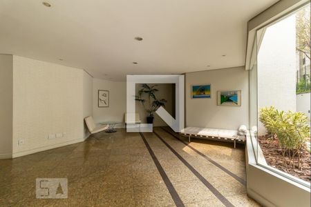 Hall de entrada de apartamento para alugar com 1 quarto, 45m² em Jardim Paulistano, São Paulo