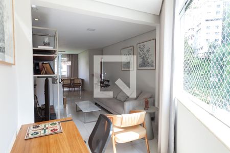 sala 1 de apartamento à venda com 3 quartos, 170m² em São Lucas, Belo Horizonte