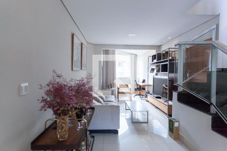 sala 1 de apartamento à venda com 3 quartos, 170m² em São Lucas, Belo Horizonte