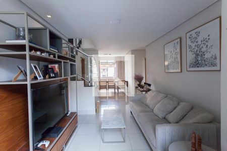 sala 1 de apartamento à venda com 3 quartos, 170m² em São Lucas, Belo Horizonte