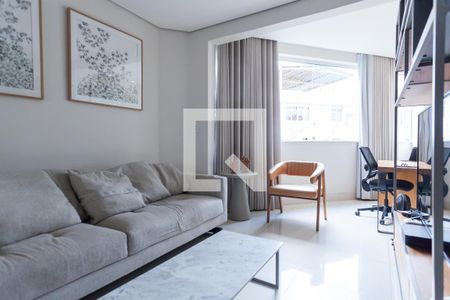 sala 1 de apartamento à venda com 3 quartos, 170m² em São Lucas, Belo Horizonte