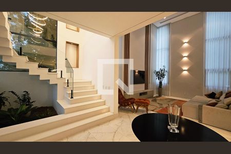 Sala de casa de condomínio à venda com 4 quartos, 408m² em Caxambu, Jundiaí