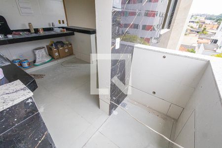 Área de serviço de apartamento à venda com 3 quartos, 63m² em Glória, Belo Horizonte