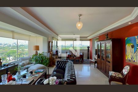 Sala de apartamento à venda com 3 quartos, 185m² em Alto de Pinheiros, São Paulo