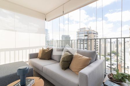 Sala de apartamento para alugar com 1 quarto, 39m² em Vila Nova Conceição, São Paulo