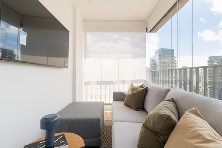 Sala de apartamento para alugar com 1 quarto, 39m² em Vila Nova Conceição, São Paulo