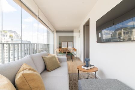 Sala de apartamento para alugar com 1 quarto, 39m² em Vila Nova Conceição, São Paulo