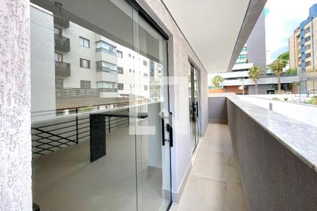 Varanda da Sala de apartamento à venda com 3 quartos, 157m² em Anchieta, Belo Horizonte