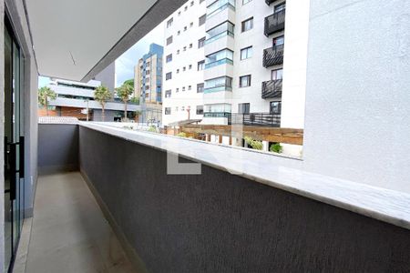Varanda da Sala de apartamento à venda com 3 quartos, 157m² em Anchieta, Belo Horizonte
