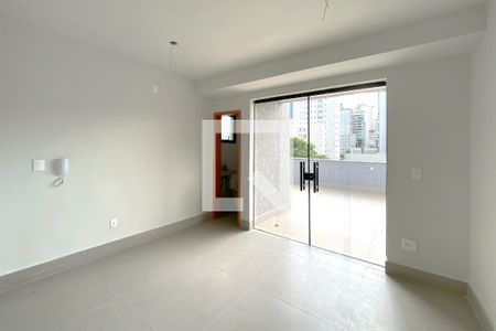 Sala de Estar de apartamento à venda com 2 quartos, 124m² em Anchieta, Belo Horizonte
