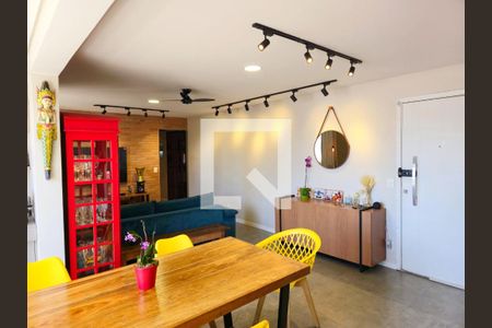 Sala  de Jantar com Varanda Gourmet integrada  de apartamento à venda com 2 quartos, 84m² em Vila Santo Antonio, Guarulhos