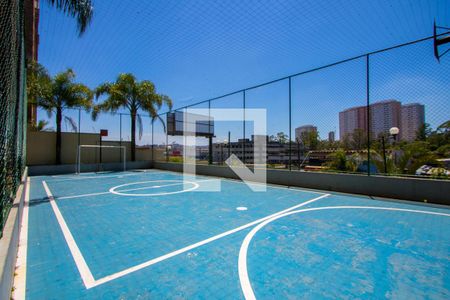 Área comum - Quadra esportiva de apartamento à venda com 2 quartos, 57m² em Parque Sao Vicente, Santo André