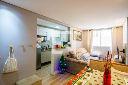 Sala de apartamento à venda com 2 quartos, 57m² em Parque Sao Vicente, Santo André