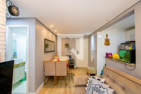 Sala de apartamento à venda com 2 quartos, 57m² em Parque Sao Vicente, Santo André