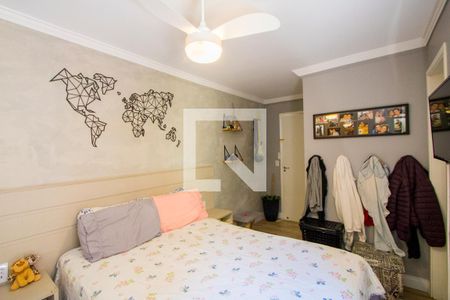 Quarto 1 - Suíte de apartamento à venda com 2 quartos, 57m² em Parque Sao Vicente, Santo André