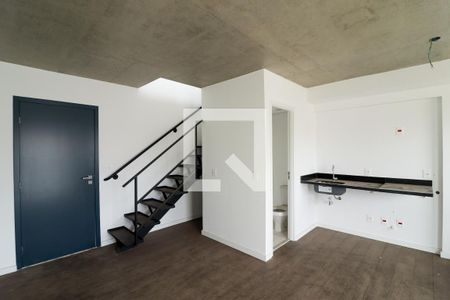 Sala/Cozinha de apartamento à venda com 1 quarto, 72m² em Santana, São Paulo