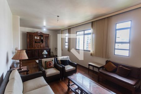 Sala de apartamento à venda com 4 quartos, 164m² em Funcionários, Belo Horizonte