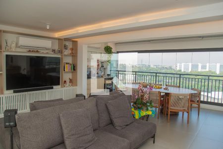 Sala de apartamento à venda com 3 quartos, 136m² em Jardim Dom Bosco, São Paulo