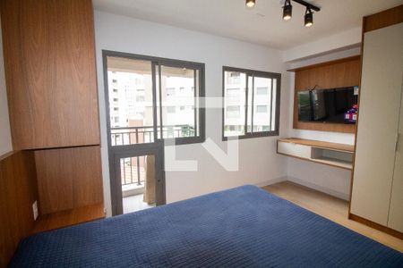 Sala / Quarto - Studio de kitnet/studio para alugar com 1 quarto, 25m² em Santo Amaro, São Paulo