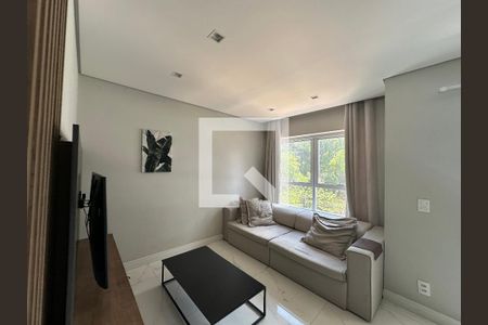 Sala de apartamento à venda com 1 quarto, 67m² em Empresarial 18 do Forte, Barueri