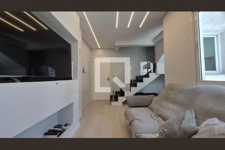 Sala  de apartamento à venda com 2 quartos, 105m² em Jardim Bela Vista, Santo André