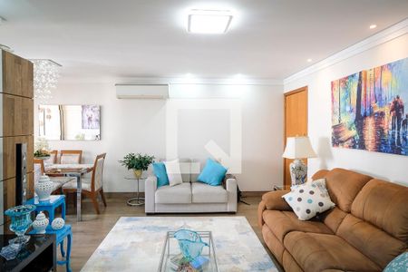 Sala de apartamento à venda com 3 quartos, 118m² em Barcelona, São Caetano do Sul