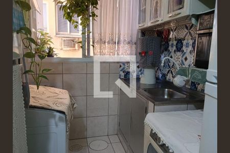 Cozinha de apartamento à venda com 2 quartos, 46m² em Centro Histórico, Porto Alegre