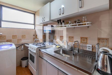 Cozinha e Área de Serviço de kitnet/studio à venda com 1 quarto, 30m² em Centro Histórico, Porto Alegre