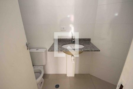 Banheiro de kitnet/studio à venda com 1 quarto, 27m² em Quinta da Paineira, São Paulo