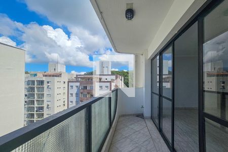 varanda de apartamento para alugar com 3 quartos, 240m² em Barra Funda, Guarujá