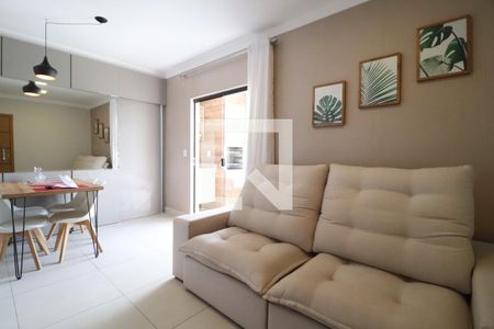 Sala de apartamento para alugar com 2 quartos, 70m² em Tibery, Uberlândia