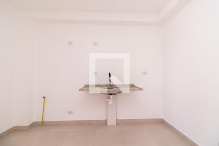 Sala/Cozinha de apartamento à venda com 1 quarto, 33m² em Quinta da Paineira, São Paulo