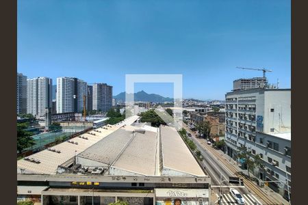 Vista da Sala de apartamento à venda com 1 quarto, 40m² em Santo Cristo, Rio de Janeiro