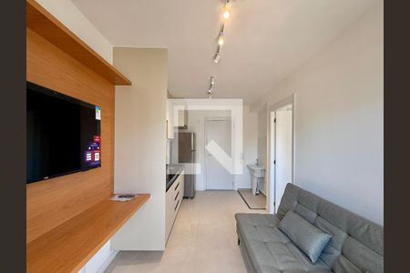 Sala de apartamento para alugar com 1 quarto, 27m² em Campo Belo, São Paulo